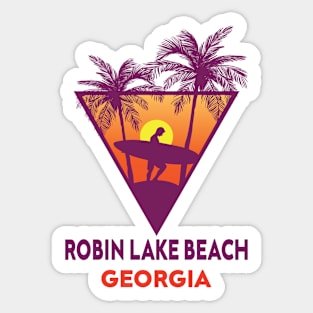 Robin Lake Beach Georgia Sticker